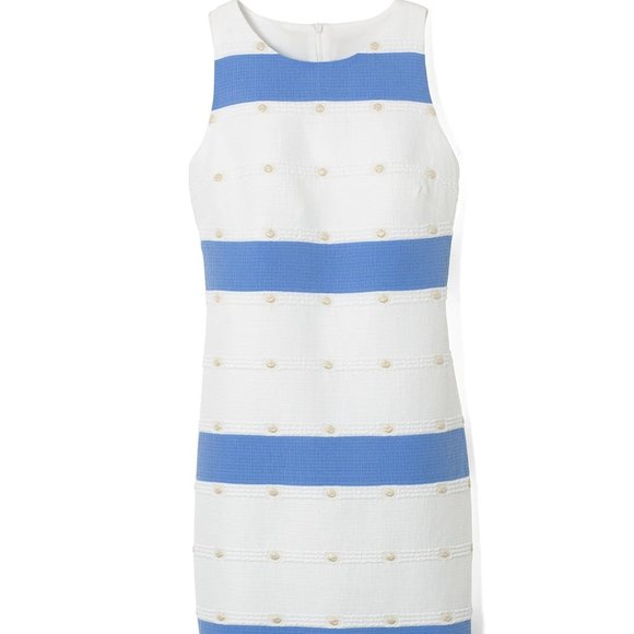 Jacquard Colorblock Dress - Picture 1 of 5